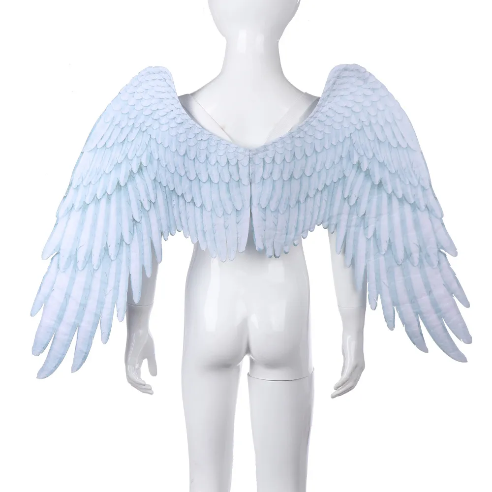 Хэллоуин Mardi Gras Party Kids Cosplay Fairy Wings Costumes Performance Props для детей Boys Grils в 2 цвета DS18002