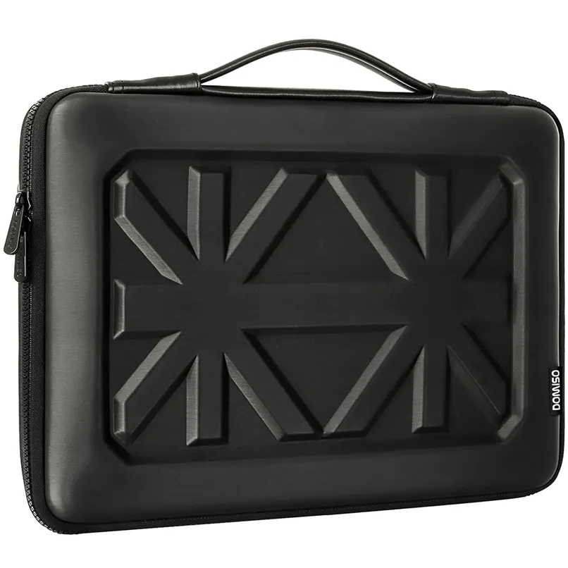 Capa para laptop semi-rígida com alça para 13" 14" 15,6" 17" Bolsa à prova de choque Estojo à prova de respingos 210825