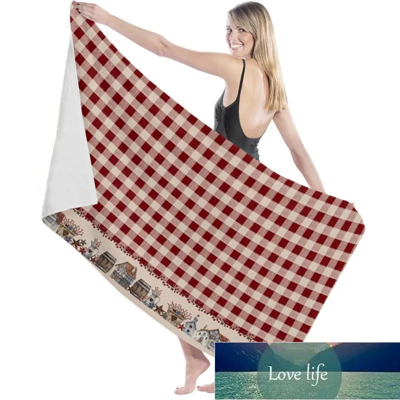 Red plaid hotsell bath towels
