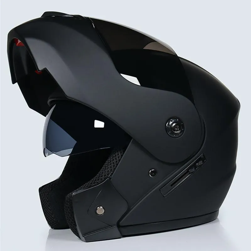 Motorcycle Helmets 2021 Latest Helmet Safety Modular Flip DOT Approved Up Abs Full Face