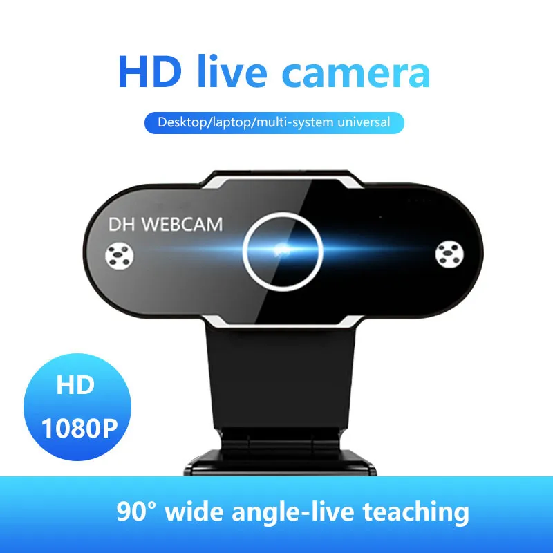 1080P HD Caméra 2K Ordinateur PC cam Avec Microphone Diffusion En Direct Appel Vidéo Conférence Workcamara Web Para Pc