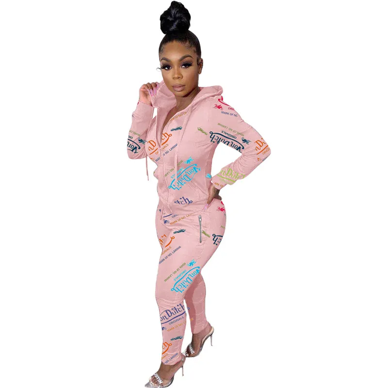 Von Dutch Outfits Women Tracksuits Fall 