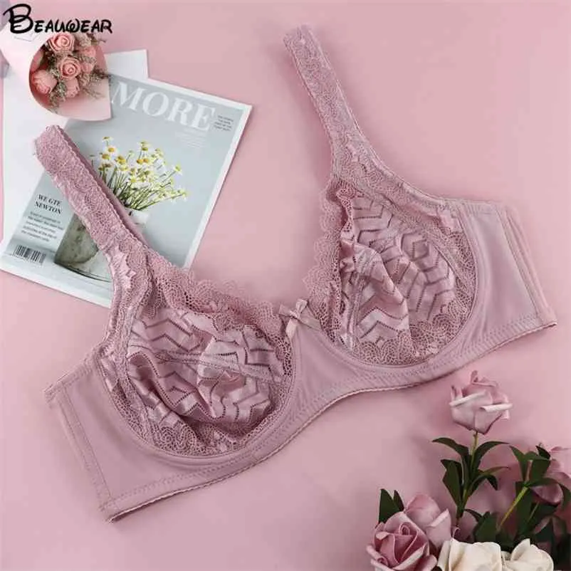 Beauwear Sexy Lace Push Up Bra Adjusted Straps Bras For Women