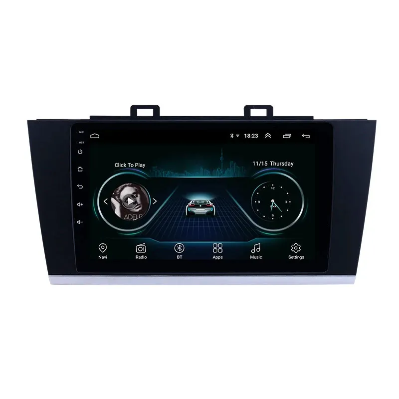 9 inch Android Auto DVD GPS-navigatie Radio Multimedia Player voor Subaru Legacy 2015-2018 Ondersteuning CarPlay TPMS DVR