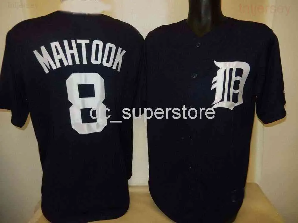 Benutzerdefinierte MIKIE MAHTOOK Baseball Cool Base JERSEY BLAU Neue Stich Jeder Name Nummer Männer Frauen Jugend Baseball Trikots