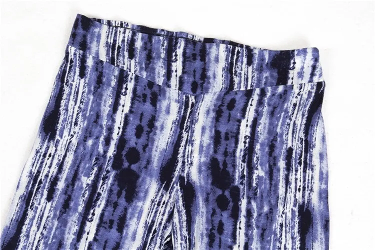 Feriado Azul Tie Tintura Listra Vertical Impressão Flare Calça Mulheres  Boho Tribal Africano Hippie Sino Leggings Fundo Longo Calças Longas 210429  De $74,32