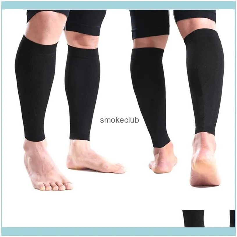 Wholesale- Sports Calf Protectors Sleeve Leg Compression Socks Guard Pad Protector Leg Movement Protection Accessories1 Pair