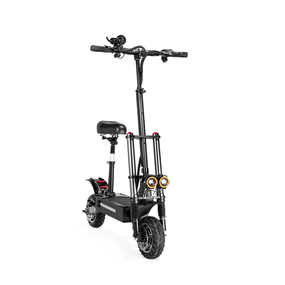 BOYUEDA S3-10 19AH 52V 3200W Dual Motor Vouwen Elektrische Scooter 10Inch 60KM / H Topsnelheid 40-50km Kilometerbergen Max Load 200kg