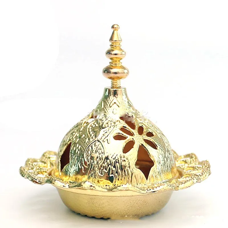 Metal Fragrance Lamps Creative Star Moon Feather Incense Stick Arab Home Decoration Censer Tool