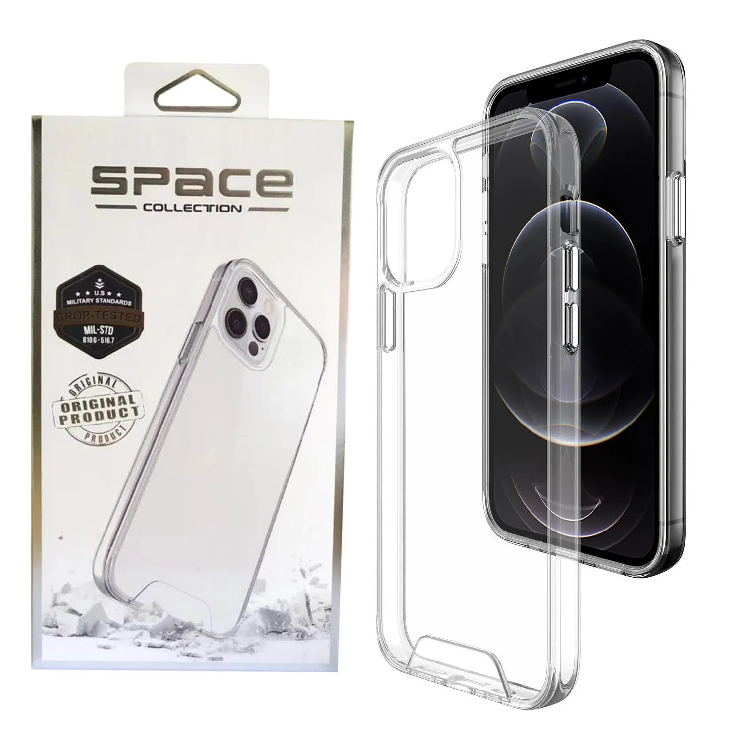 Étui Transparent résistant aux chocs pour iPhone, compatible modèles 12, 11 Pro Max, XR, X, 6, 7, 8 Plus, Samsung S21, note 20