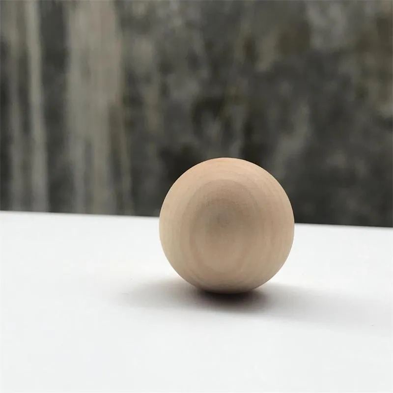 15mm Wooden Round Ball, Smooth Birch Balls, for Crafts and DIY Projects