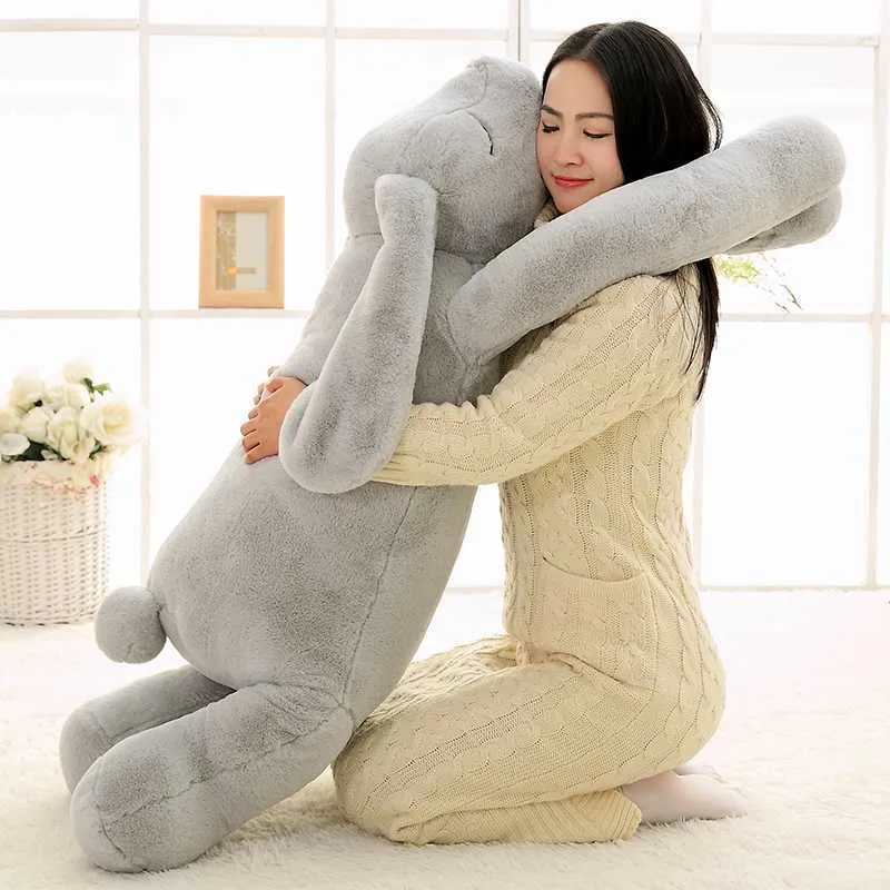 Lapin en peluche géant shop