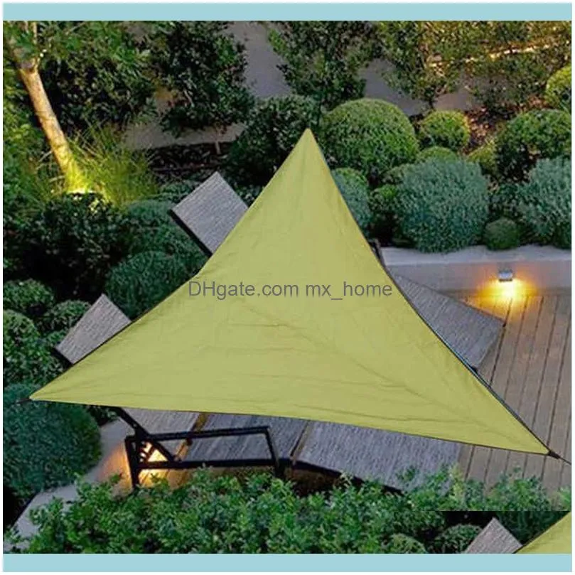 Summer Sun Shade Sail Outdoor Awnings Triangle Shelter Sunshade Tent Canopy Garden Patio Pool Awning Camping