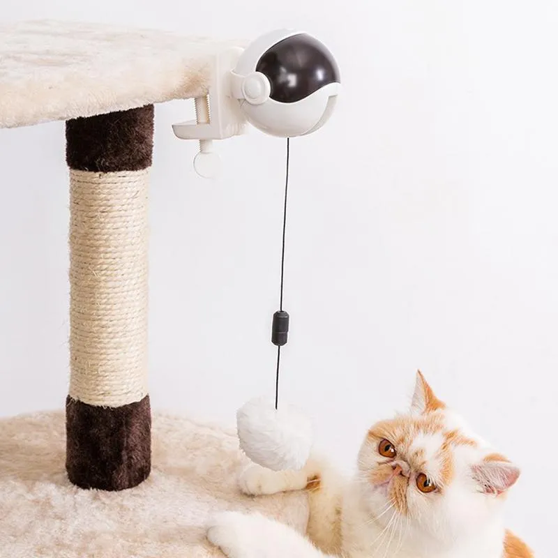 猫おもちゃ電気面白い猫おもちゃの自動スイングリフティングスティックペットアクセサリー家庭用品