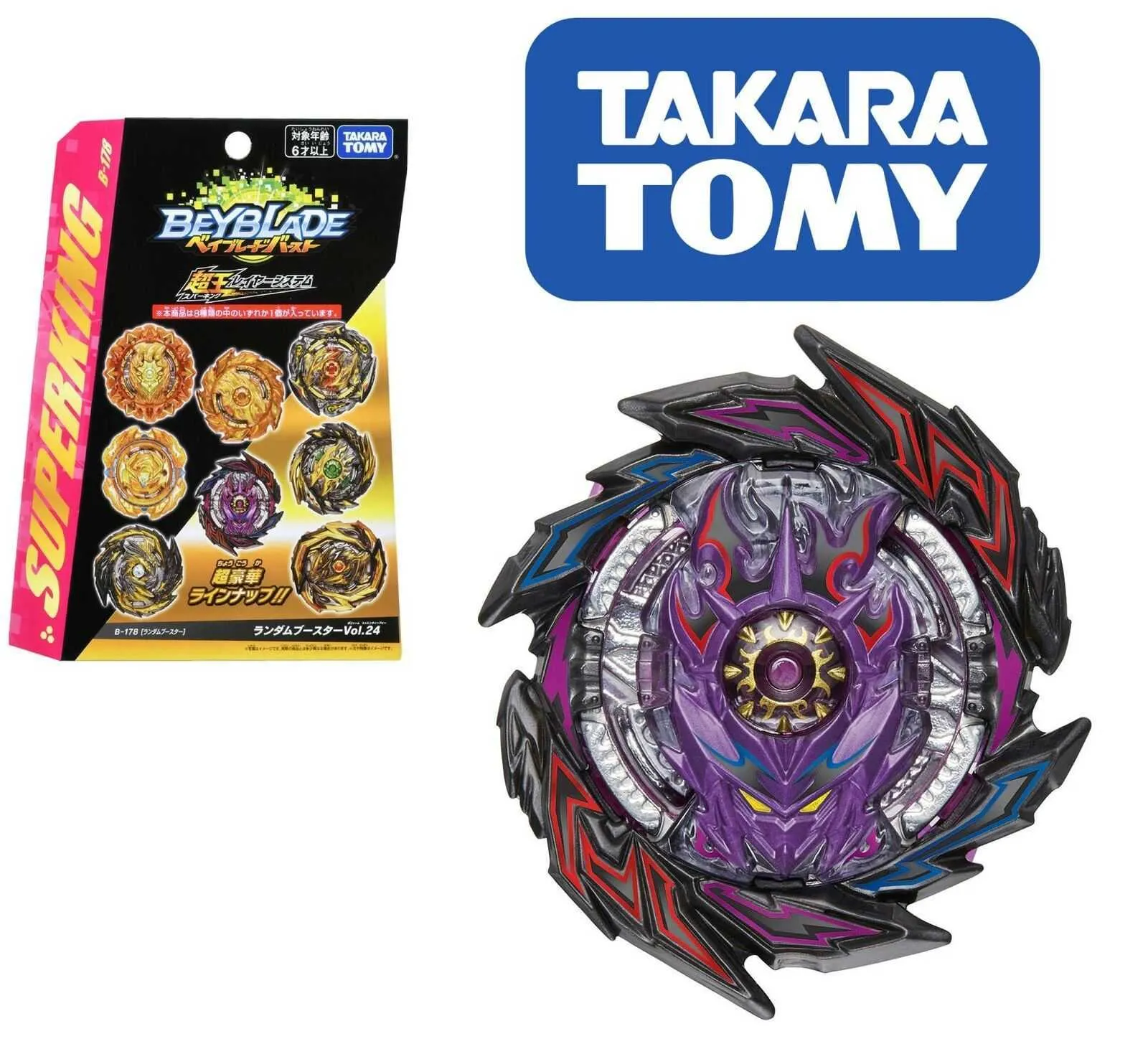 Ready Stock Takara Tomy Beyblade BURST Superking B 178 01 First