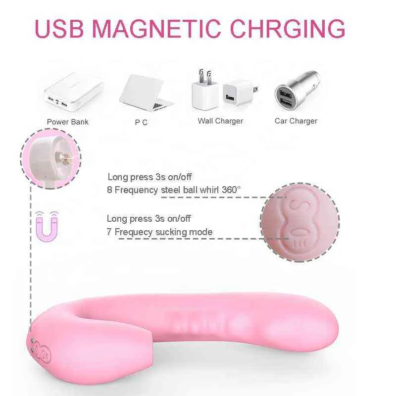 NXY Vibrators 7+8 Modes Magnet USB Charger 2-in-1 Sucking Vibrator for  Adult Women 0104 from Dhgate Vibrators - price 45.11