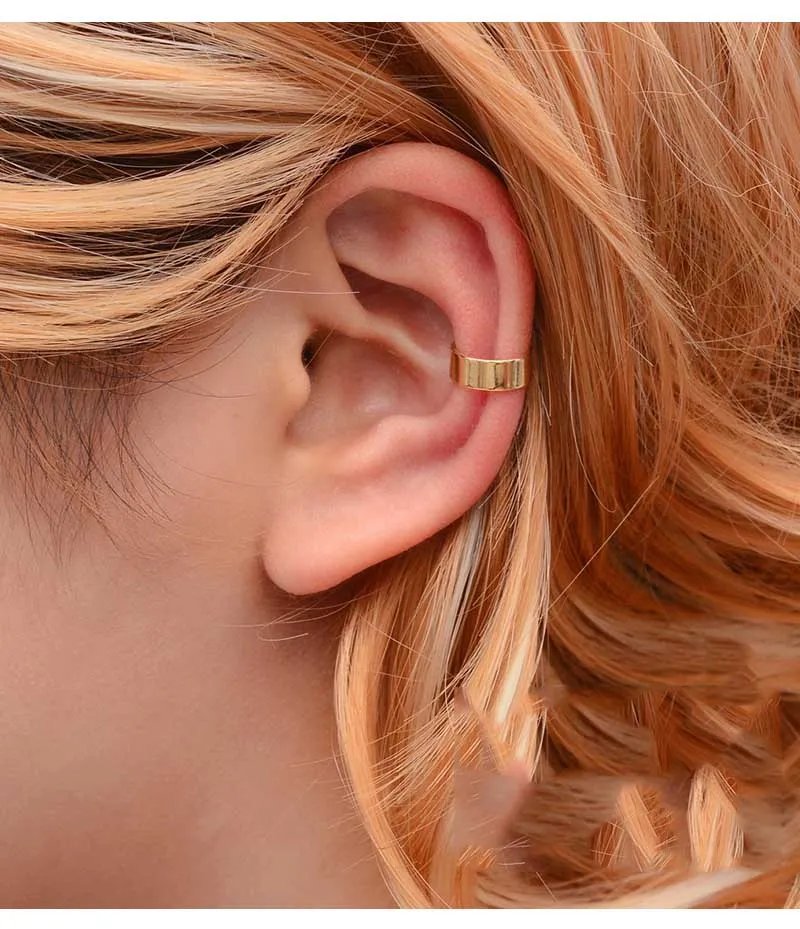 Ear Cuff Gold Leaves Non Piercing Ears Clips Fake Cartilage Earring Jewelry For Women Men Wholesale Gifts From 0 67 DHgate