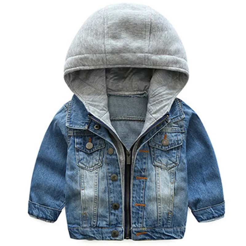 Neonato Giacca di jeans Autunno Inverno Cappotto Bambini Capispalla Cappotti Abbigliamento Bambini 210515