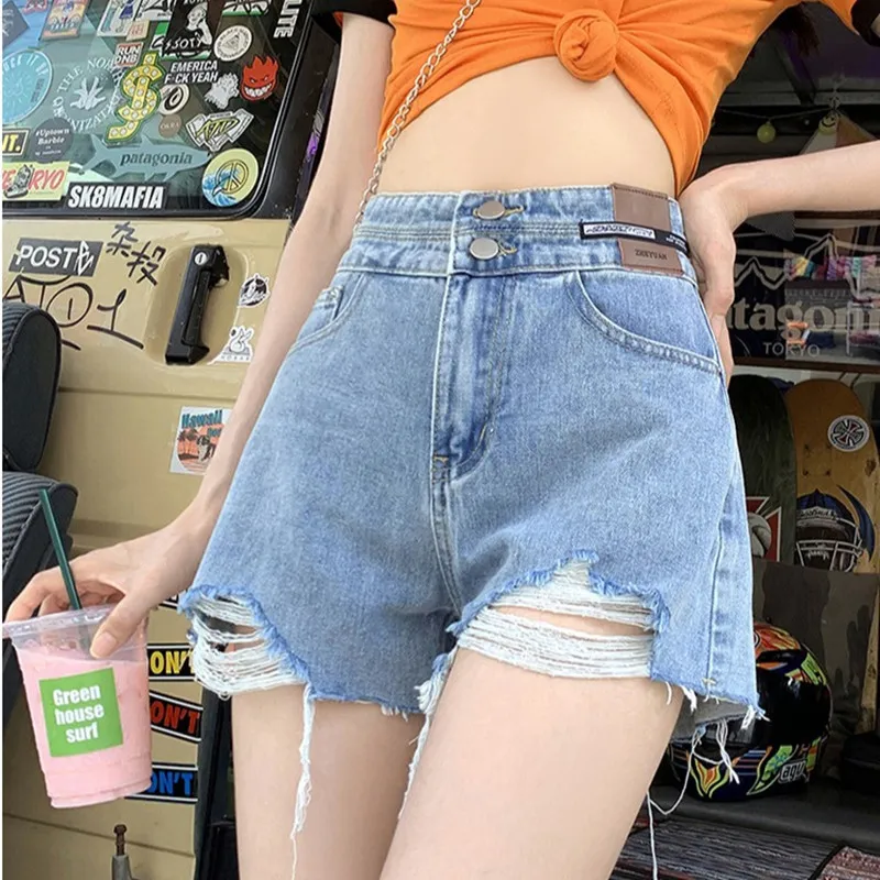 Pantalones cortos talle alto mujer hotsell