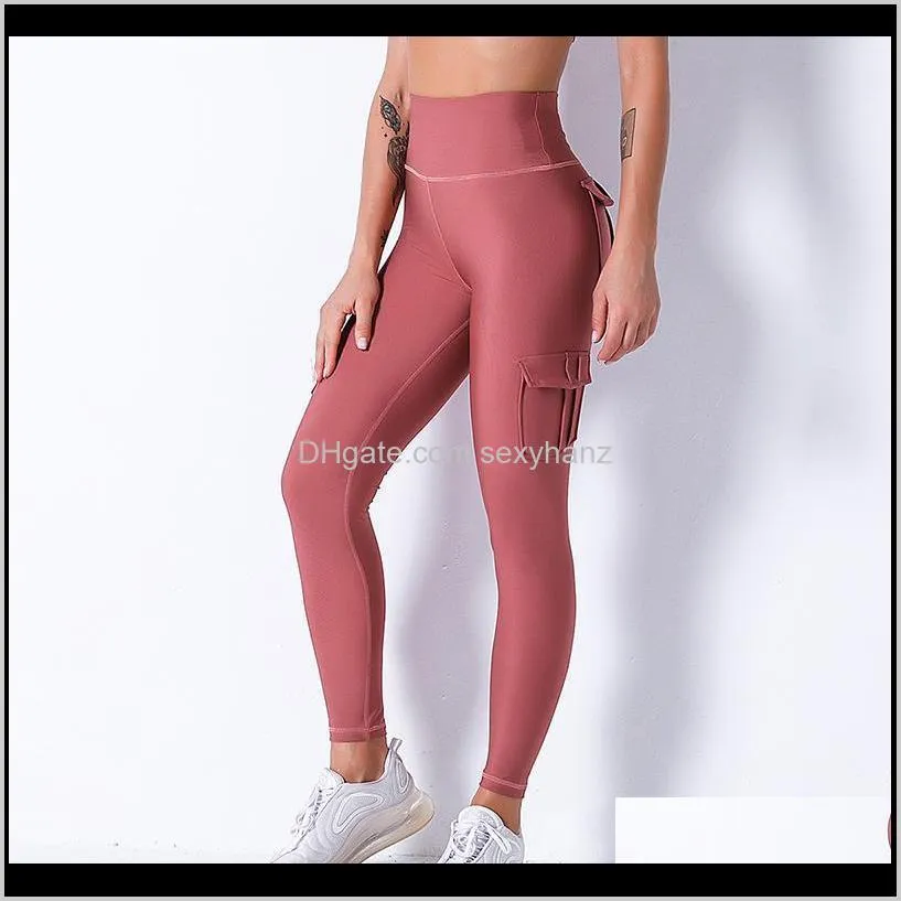 normov casual leggings women solid pockets patchwork ankle length polyester leggins fitness high waist push up leggings