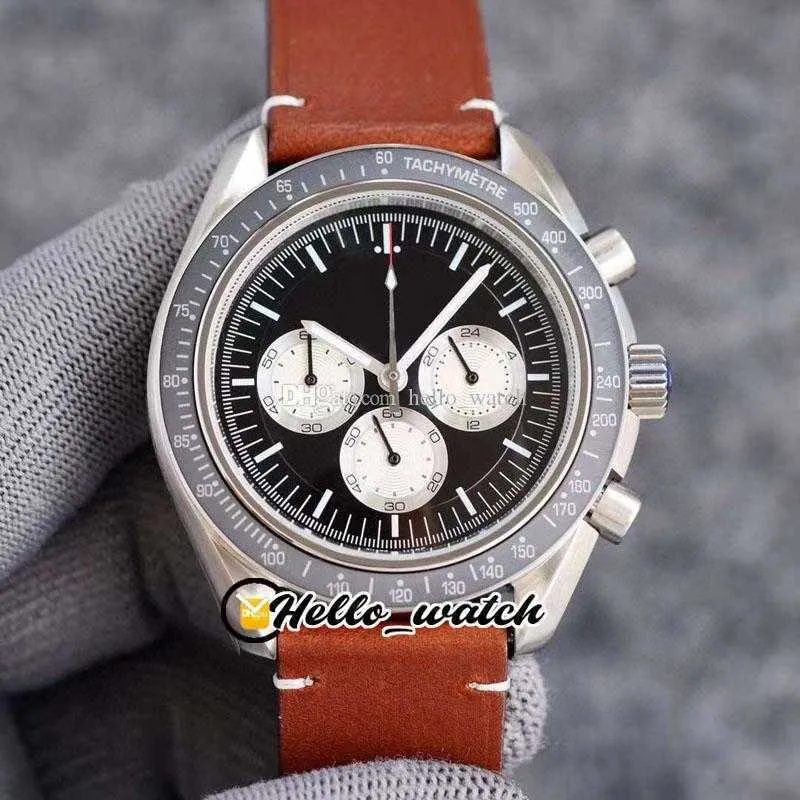 Designer Horloges 40mm Speedy Tuesday Moon 311.32.42.30.01.001 Quartz Chronograph Mens Horloge Black Dial White Subdial Stopwatch Steel Case