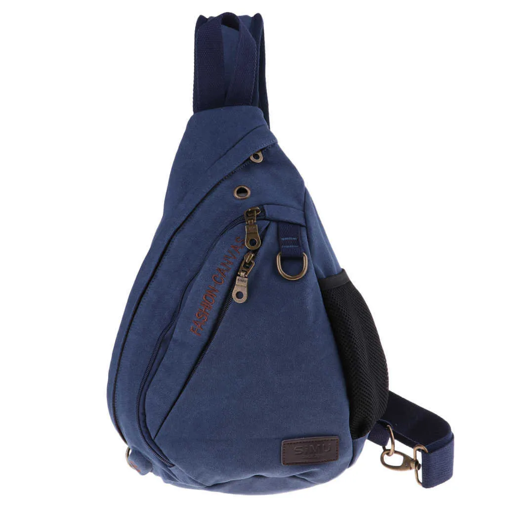 Waterproof Chest Sling Shoulder Backpacks Leisure Bags/Crossbody Triangle Rucksack for Hiking or Multipurpose 