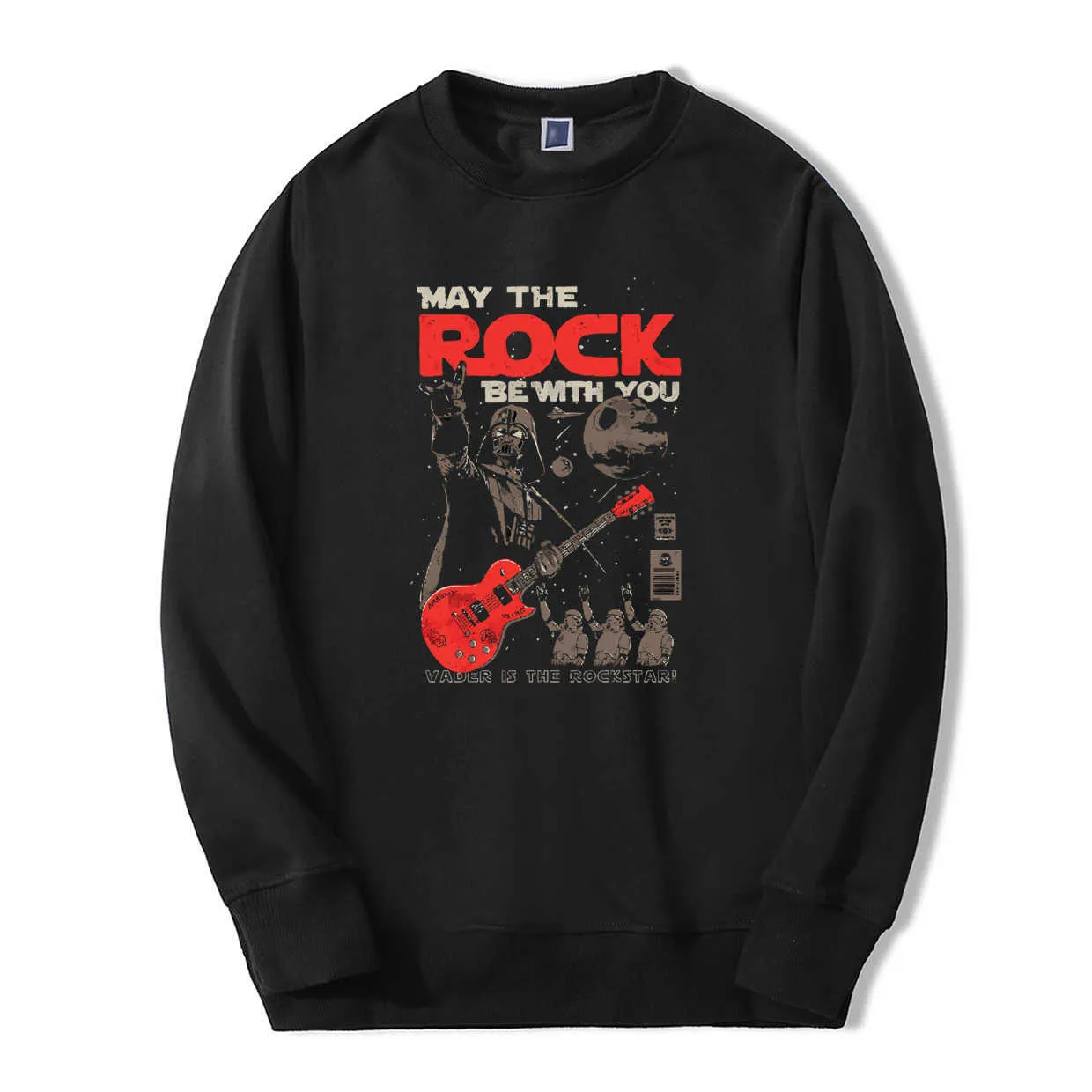 New Fashion  May The Rock Be With You Spring Winter Sweatshirt Men 2019 Hip Hop Tracksuit Fleece High Quality Hoodies