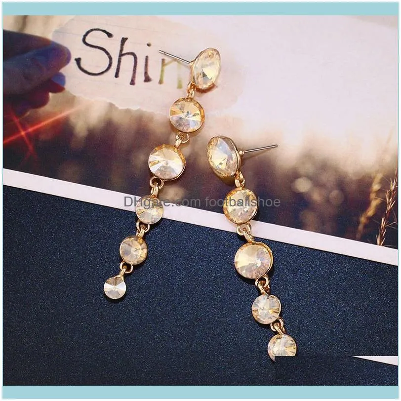 Designers Jewelry simple women`s personalized Earrings evening fashion crystal earrings erm58