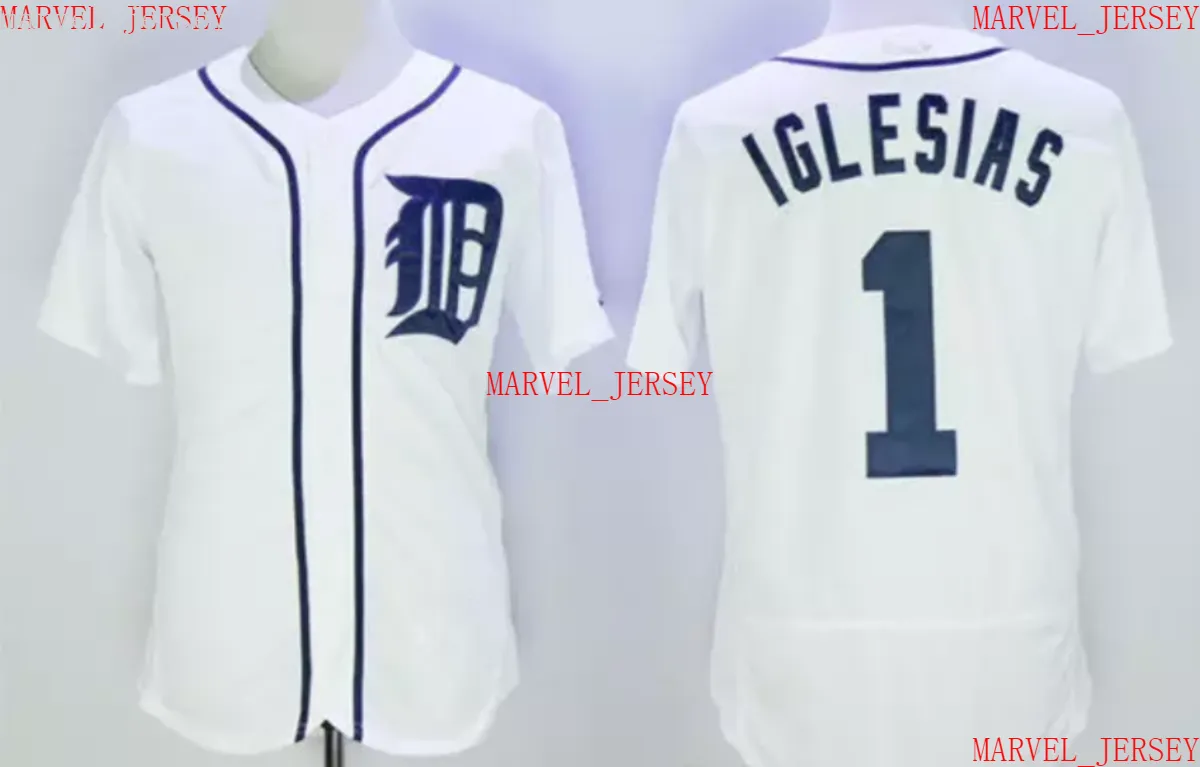 Tanie Koszulki baseballowe Jose Jose Iglesias Szyte Dostosuj Dostosuj dowolny Nazwa Męska Jersey Kobiety Młodzież XS-5XL