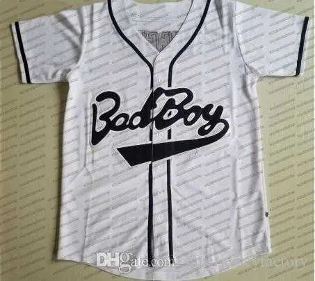 Movie sweaters Mens bad boys #10 black baseball Jersey Sweatshirt white direct send hiphop baseball jersey 100% All Stitched