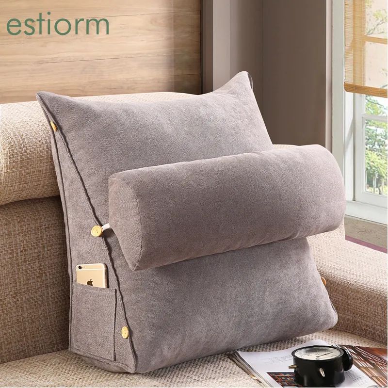 New Adjustable Back Sofa Bed Wedge Cushion Pillow Office Chair