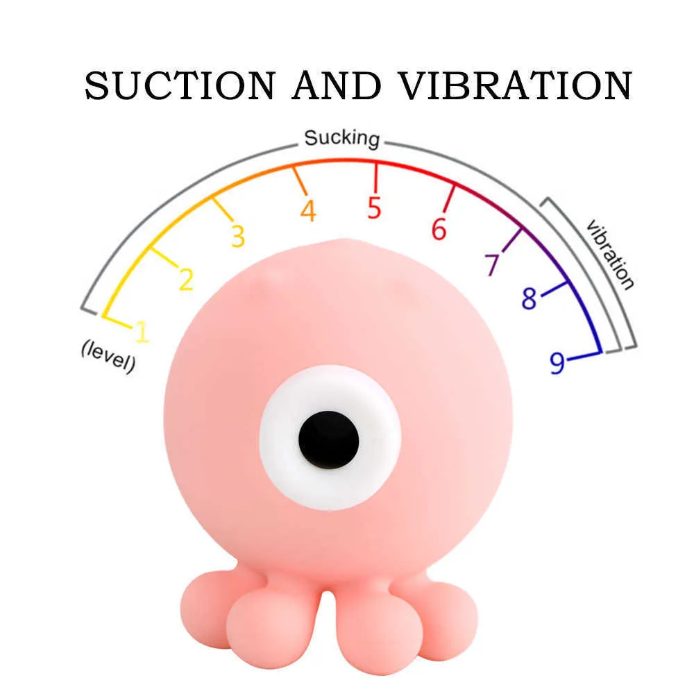 Vibromasseur Pieuvre Langue Violet - Silicone, Rechargeable USB, Multifonction, Neuf