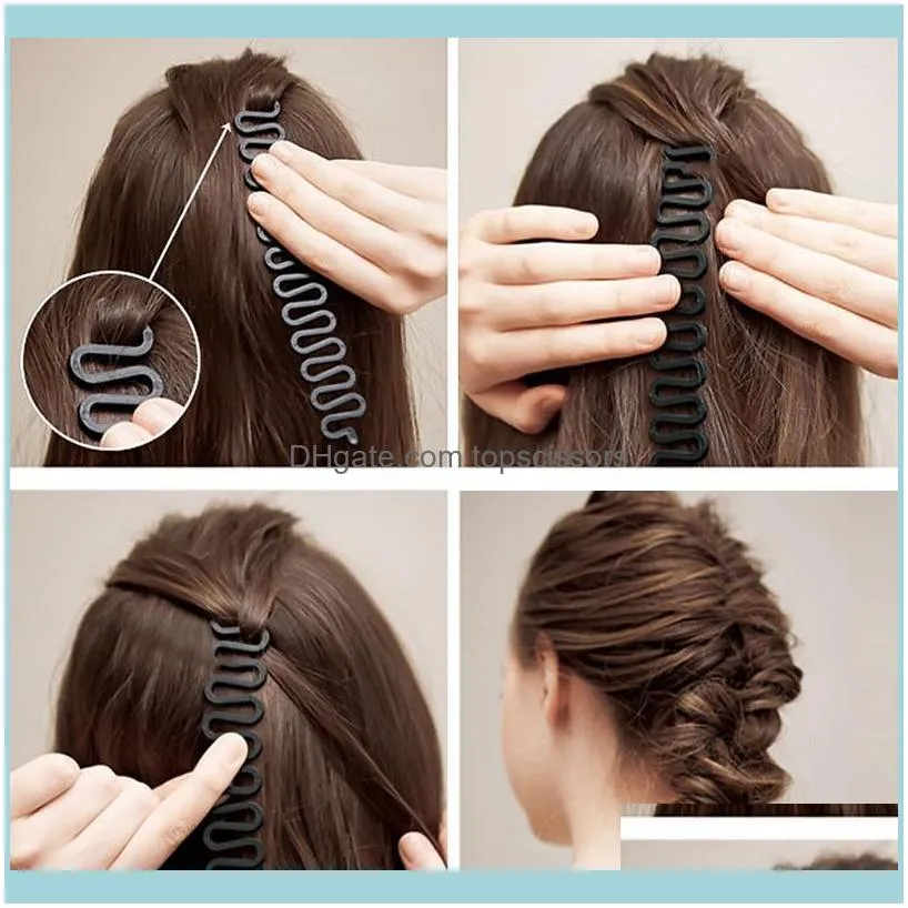 Aessories Outils ProduitsFemmes Facile Braider Twist Plait Vague Cheveux Tressage Porte-Outil Centipede Forme Clip Coiffure Aessories1 Drop Deliv