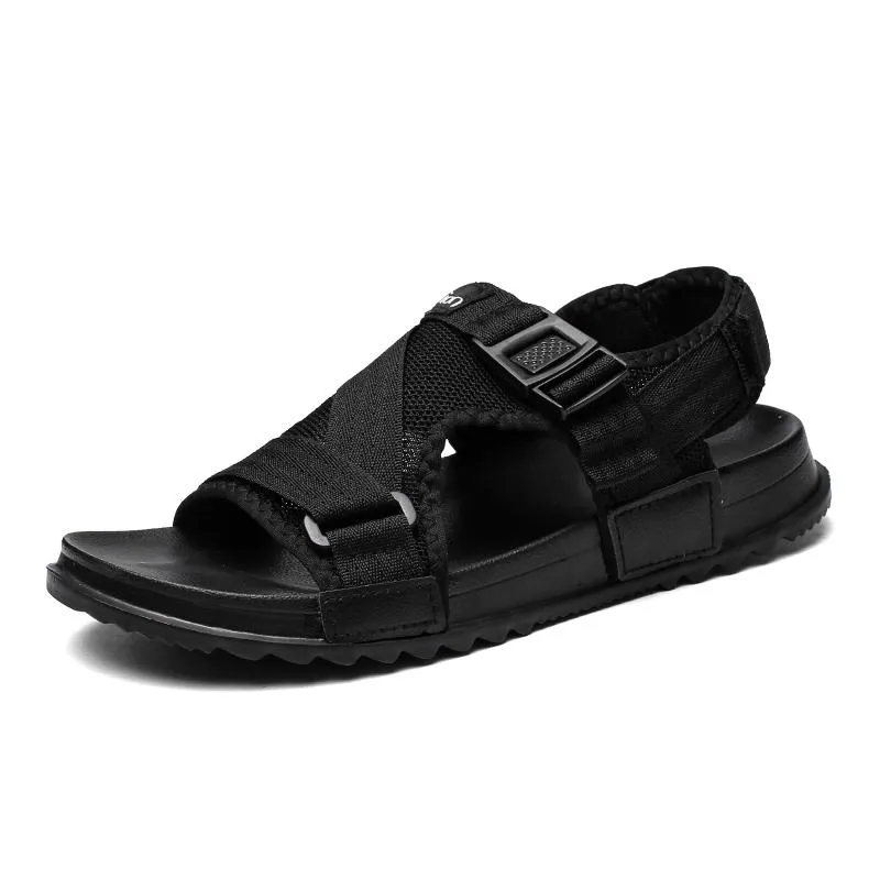 Sandali 2021 Summer Men Shoes Casual Scarpe All'aperto Traspirante Comfort Slip on Open Maschio Pantofole Morbido Sandalia Masculina