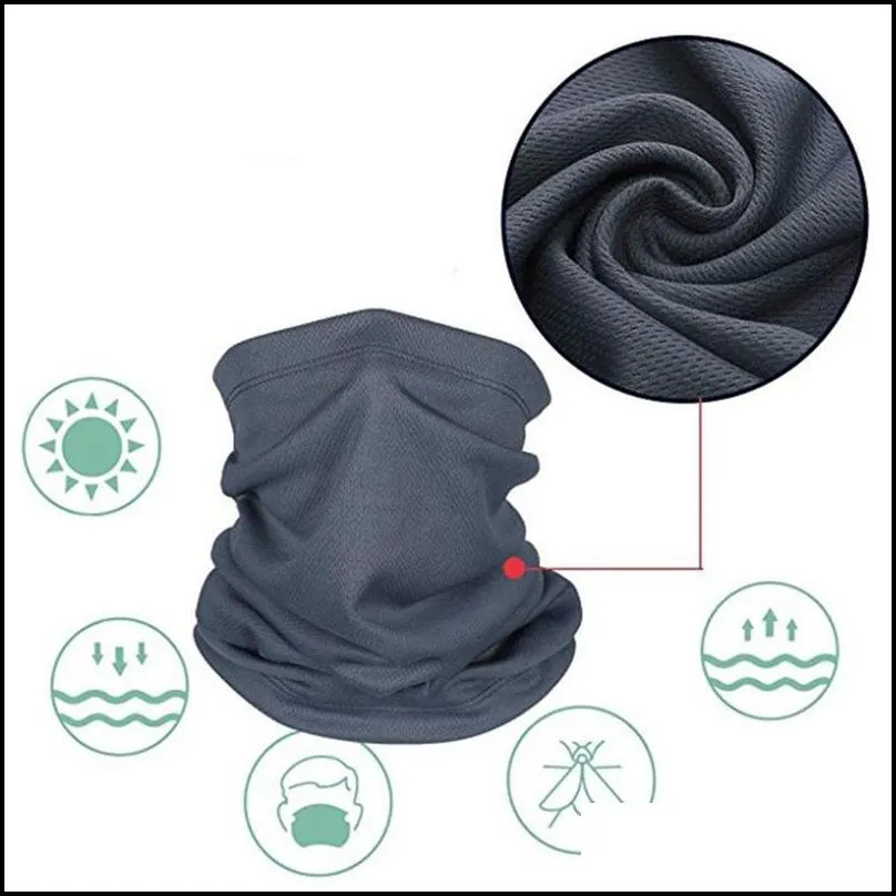 Cycling Caps & Masks Summer Sunscreen Scarf Turban Outdoor Men Women Multi-function Sport Riding Headband Neck Tube Bandana Dustproof