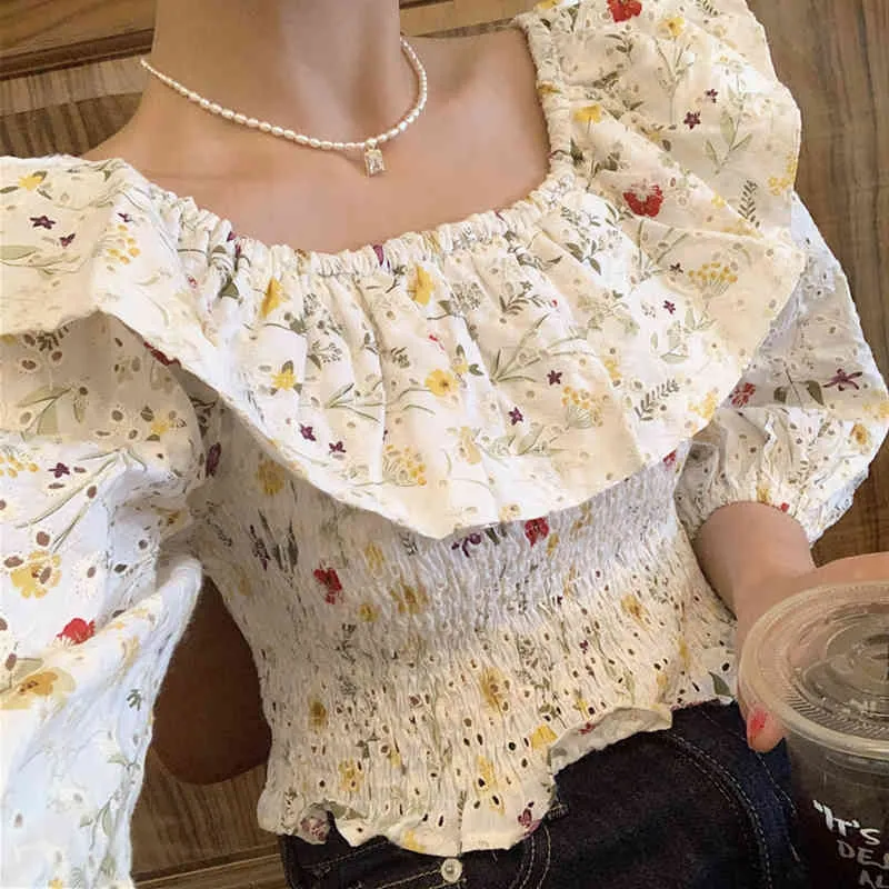 Blusa bordada blanca deals