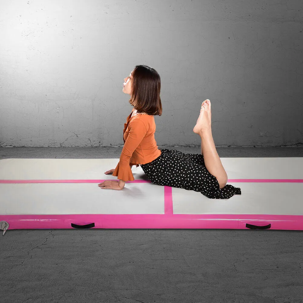 Tapis gonflable portatif d'airtrack pompe électronique libre DWF plancher de culbutage pour l'entraînement équipement de Fitness populaire matelas de gymnastique piste de Sport