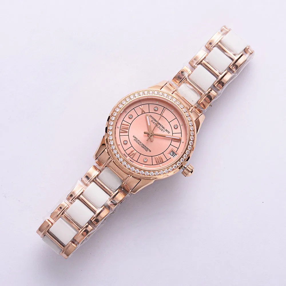 Women Automatic Mechanical Watches Stainless Steel Ladies Wristwatch 33MM Montre de Luxe High Quality Free Transportation