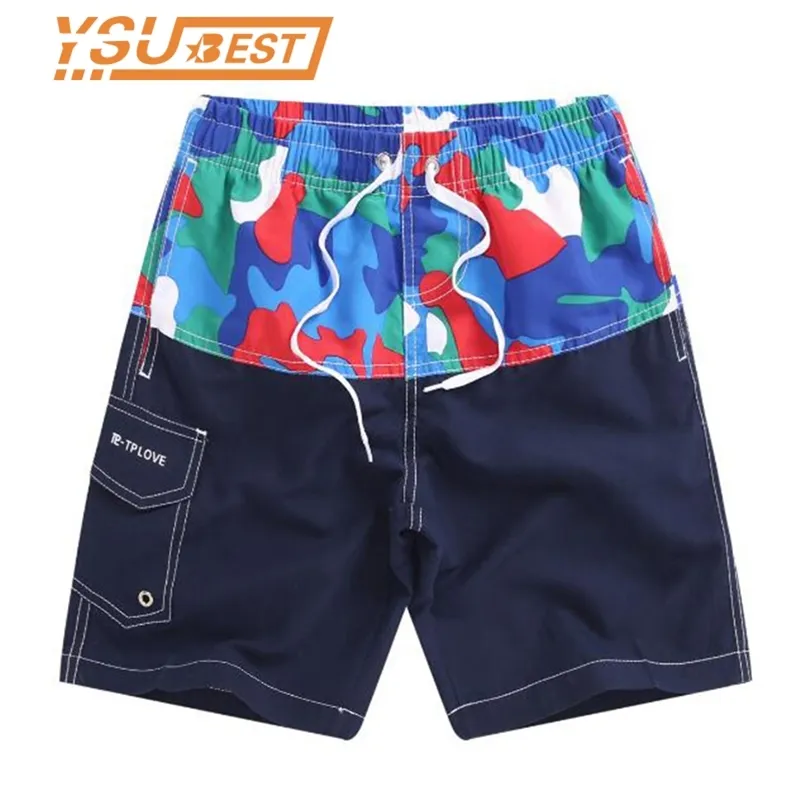 Sommarstrand för surfkort Swim Trunks Kids Sport Wear Graffiti 8-16yrs Board Shorts Boys Clothes 210417