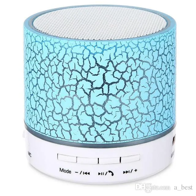 Mini Wireless Bluetooth Speakers Stereo Portable Bluetooth LED Speaker Music Subwoofer With Built-In Mic Support TF Card FM Radio Mp3 Player