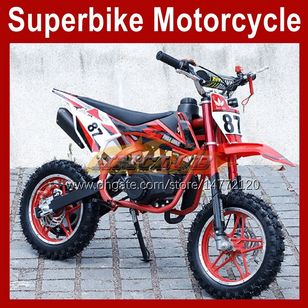 Mini Motorcycle Apollo Dirt Bike Off Road Kids ATV Gas Powered 2 Stroke 50cc Four Wheeler Ride on Toy Blue
