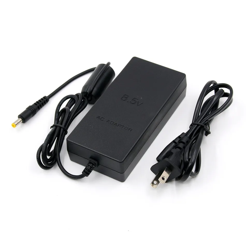 EU US Plug 100 ~ 240V AC Adapter Strömförsörjningsladdare DC 8.5V 5.6A Adapter för Sony PS2 Slim 70000 Series 70000X DHL FedEx UPS Gratis frakt