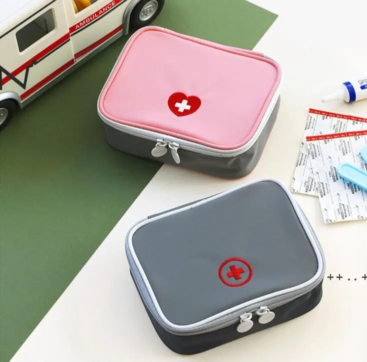Mini Outdoor First Aid Kit Tassen Reizen Draagbare Geneeskunde-Pakket Emergency Kit-Bag Geneeskunde Opbergtas Kleine Organisator RRA10066