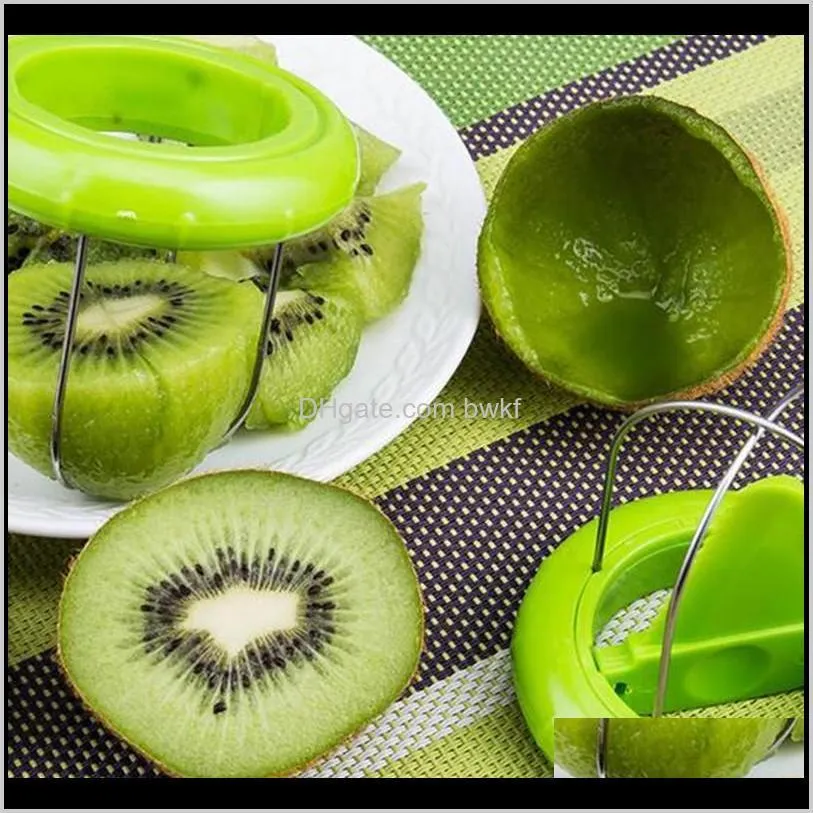 hot sale mini fruit kiwi cutter peeler slicer kitchen gadgets tools kiwi peeling tools for pitaya green