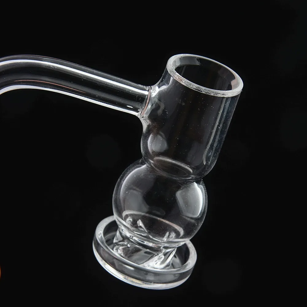 Half weld Smoking Accessories Flat Top Terp Slurper Quartz Banger With Beveled edge and Big Air Flow Better Use 4 Pearls Clear Joint Bowl 20mm Dia 70mm Length 807