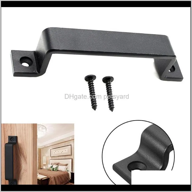 handle barn door carbon steel flush pull wood sliding handles & pulls