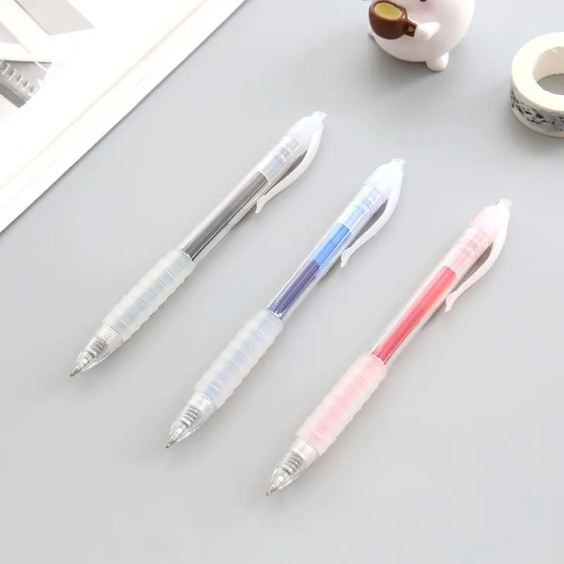 Gel Pens 60PCS YMLP Air Cushion Anti-fatigue Pen 0.5mm Minimalistic Design Blue Black Signing