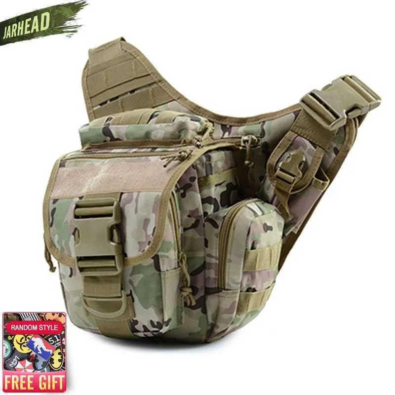 900d Militar Militar Saco Tático Molle Exército Esporte Saco De Ombro Ao Ar Livre Caminhadas Viagens Escalada Sacos Durável Câmera Crossbody Bag Q0721