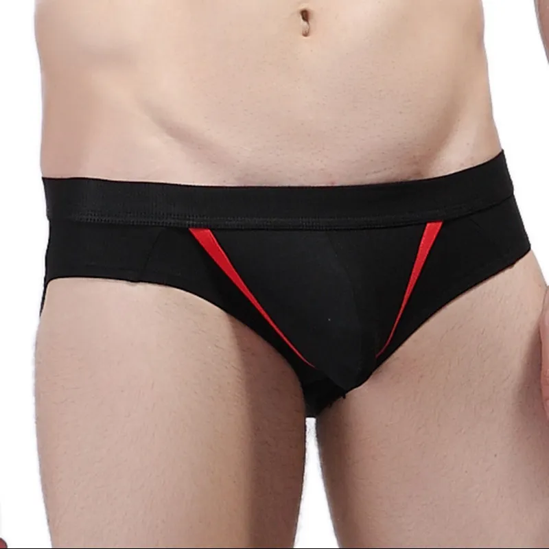 Underpants Hole Underwear Men Sexy Mens Briefs Low Waist Open Penis Pouch  Cover Bag Spandex Panties S Xl From Gegeyanguang, $8.97