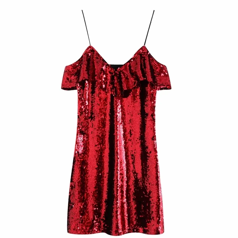 strapless open back dress ASHLEYlauren Style 4947 Mikado Mini Dress with Cascading Ruffle main image 0